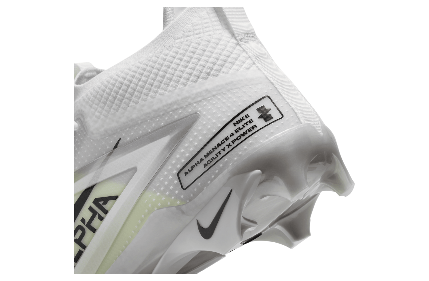 Nike Alpha Menace 4 Elite White / Metallic Silver