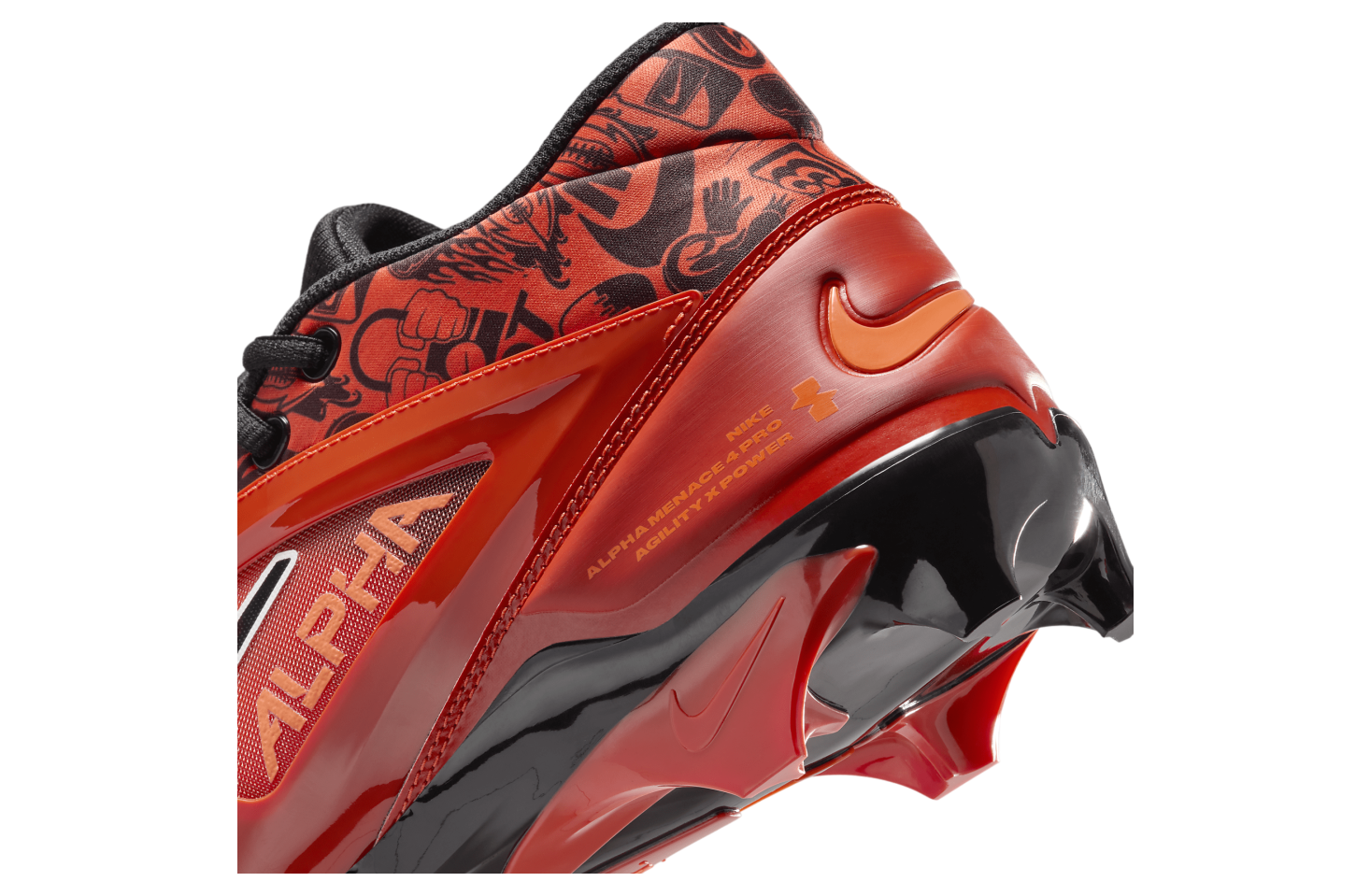 Nike Alpha Menace 4 Pro NRG Picante Red / Bright Mandarin