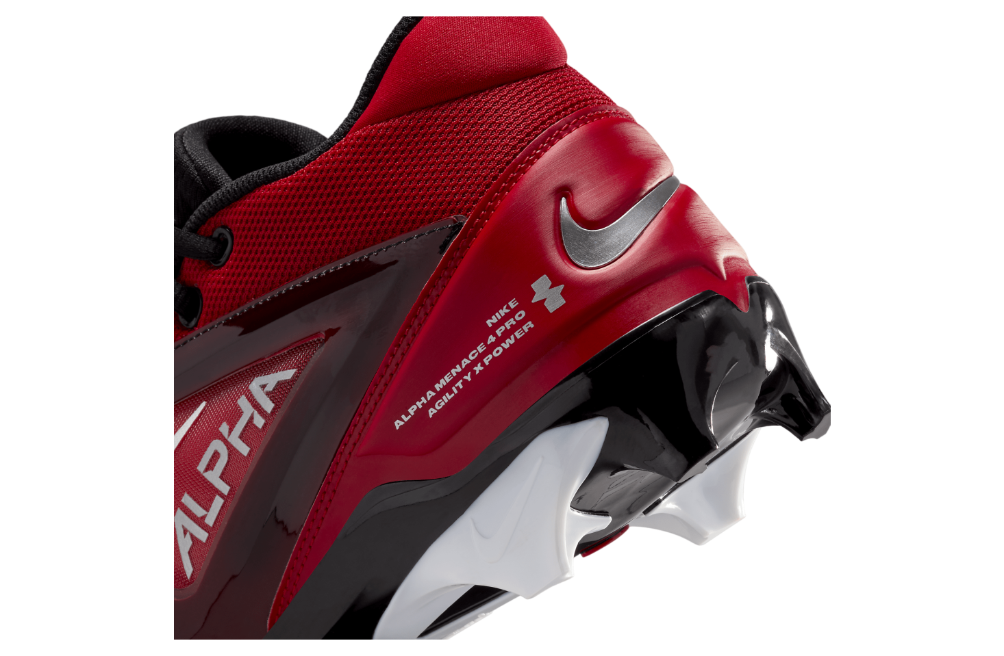 Nike Alpha Menace 4 Pro University Red / Metallic Silver