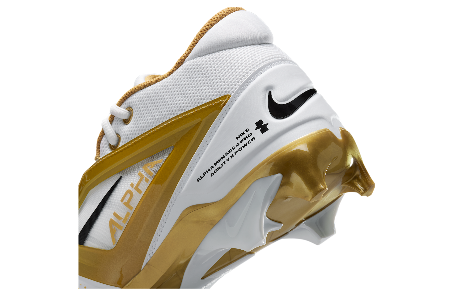 Nike Alpha Menace 4 Pro White / Metallic Gold