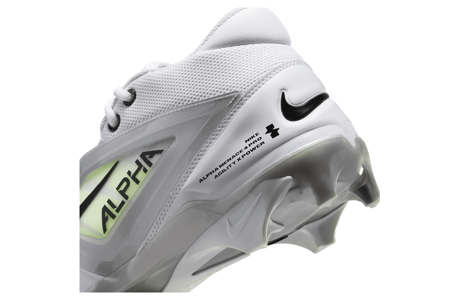 Nike Alpha Menace 4 Pro White / Metallic Silver