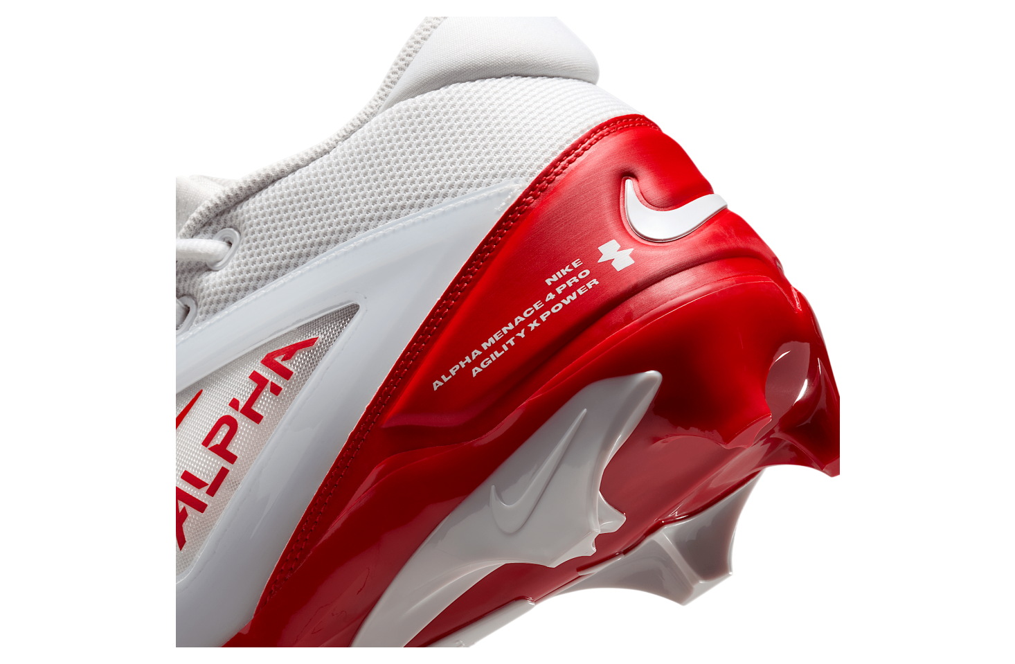 Nike Alpha Menace 4 Pro White / University Red