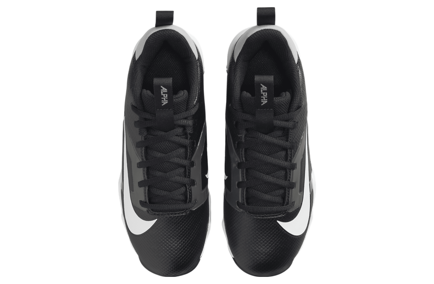 Nike Alpha Menace 4 Shark GS Black / Light Smoke Grey (Wide)