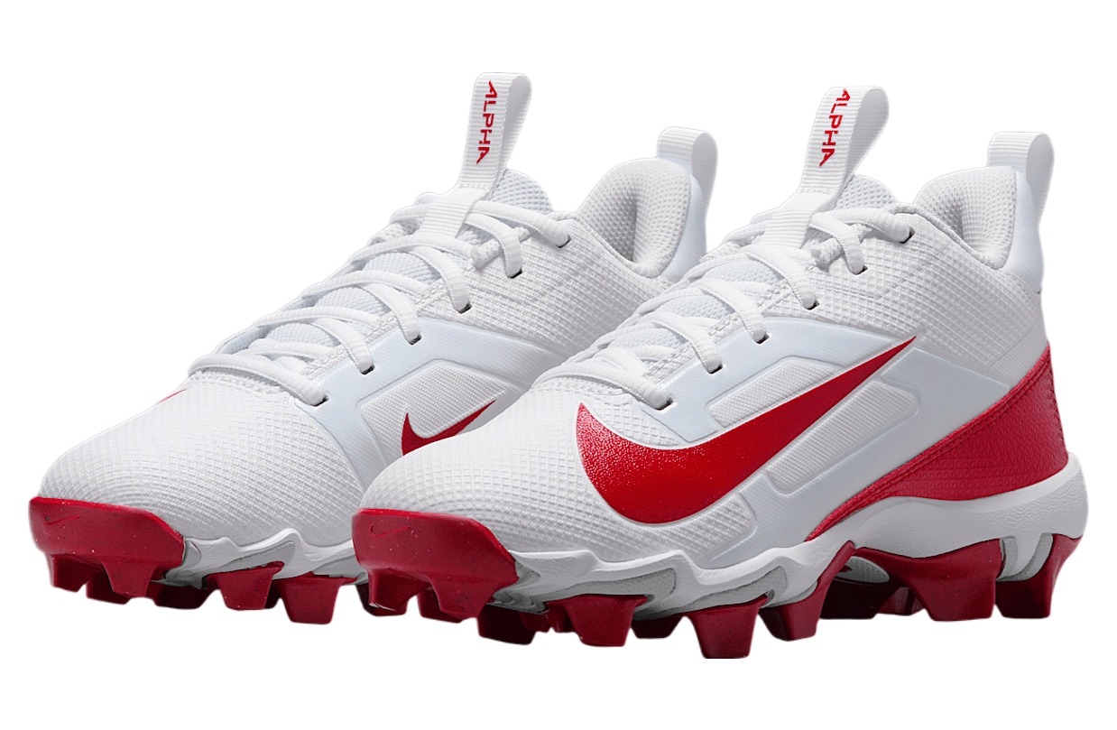 Nike Alpha Menace 4 Shark Gs White / University Red