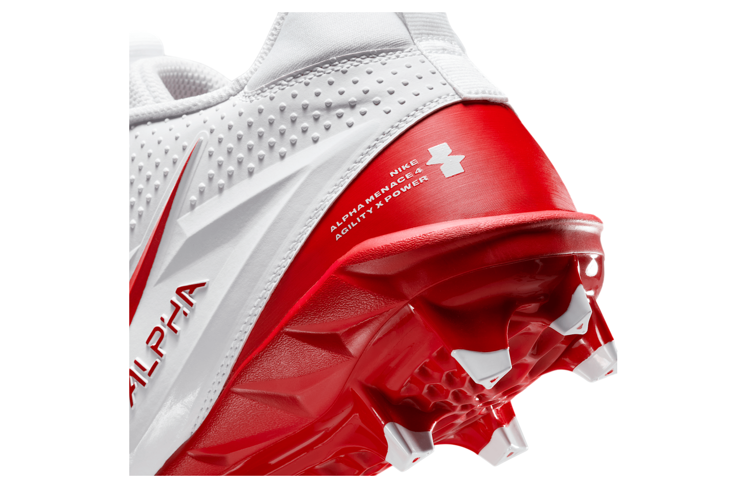 Nike Alpha Menace 4 Varsity White / University Red