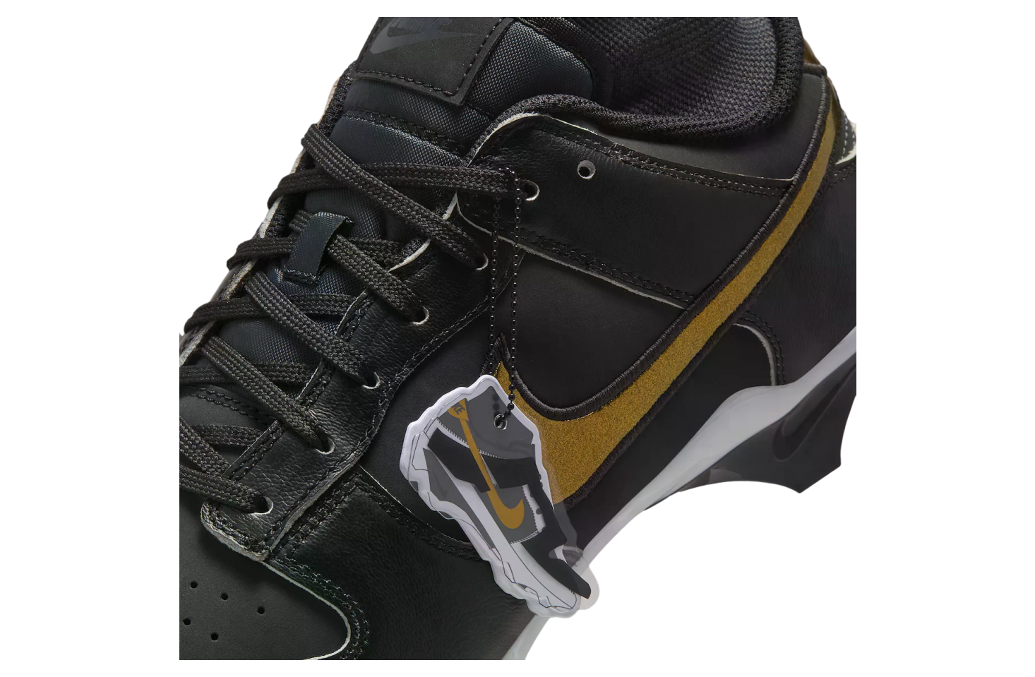 Nike Alpha Menace Dunk Cleat Black / Off Noir