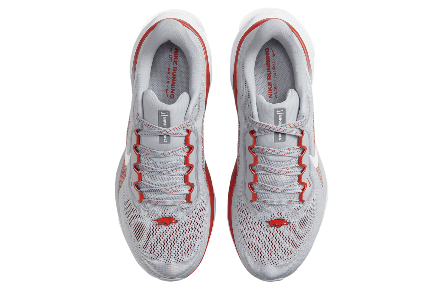 Nike Arkansas Pegasus 41 Wolf Grey / Team Crimson