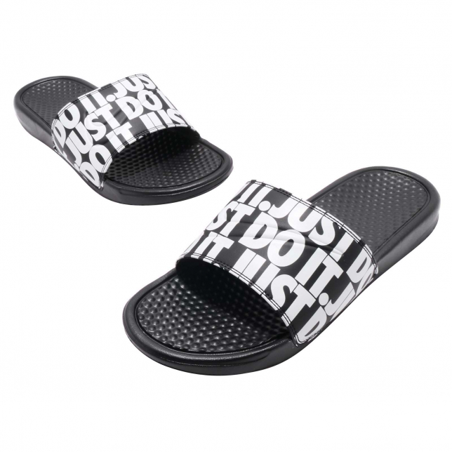 BUY Nike Benassi JDI Print Black White | Kixify Marketplace