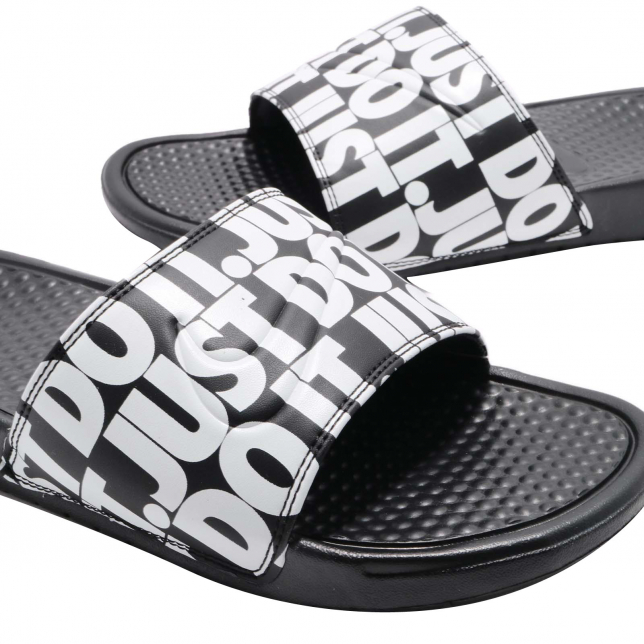 BUY Nike Benassi JDI Print Black White | Kixify Marketplace