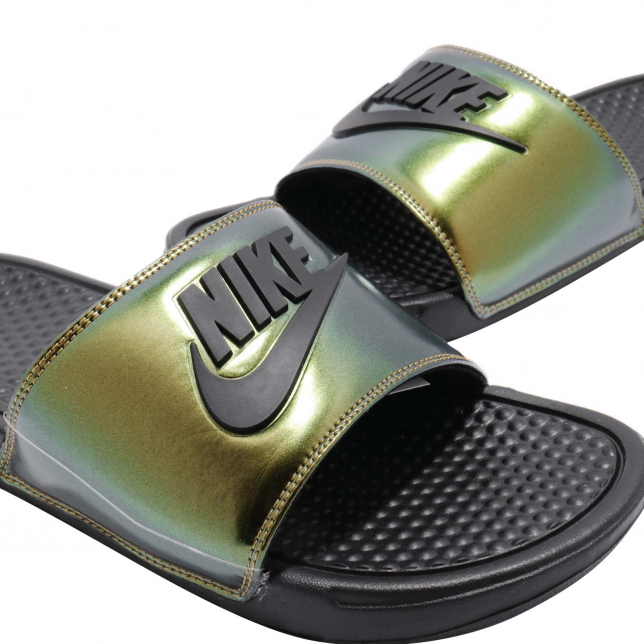 Nike Benassi JDI SE Black Electro Green