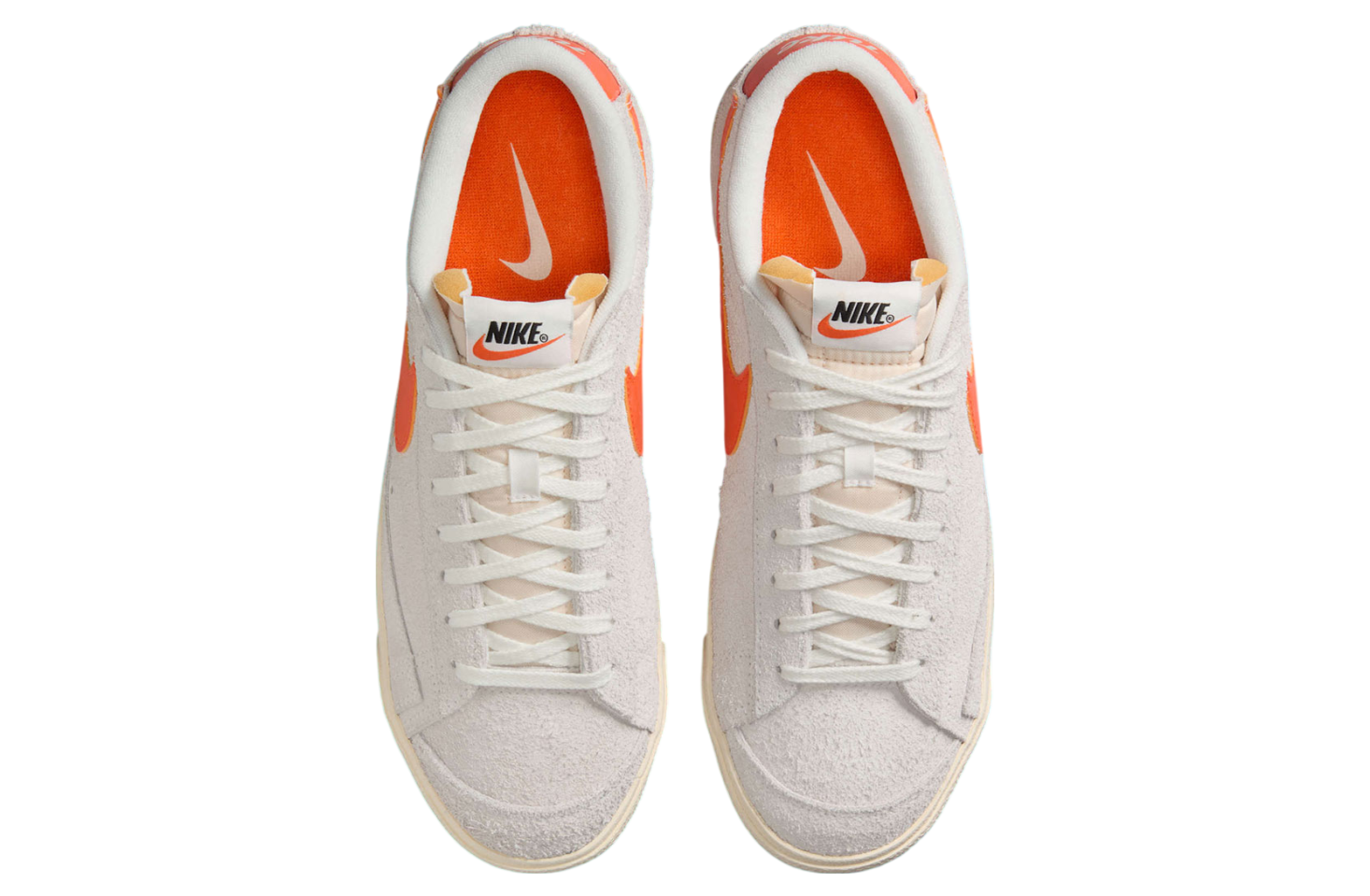 Nike Blazer Low 77 Summit White / Safety Orange