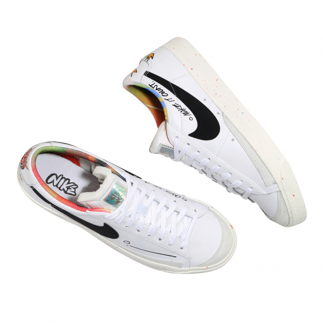 Nike Blazer Low 77 Vintage White Black Turf Orange