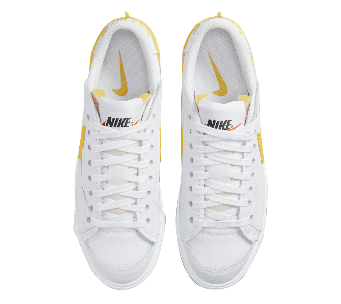Nike Blazer Low Jumbo White Yellow DV3506-100