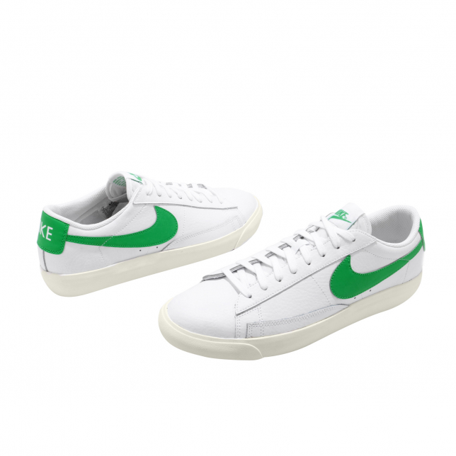 Nike Blazer Low Leather White Green Spark - Mar 2020 - CI6377105