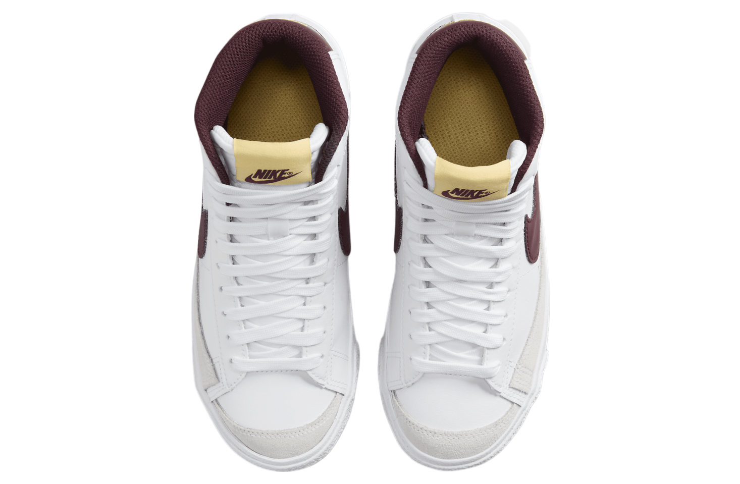 Nike Blazer Mid 77 GS White / Burgundy Crush