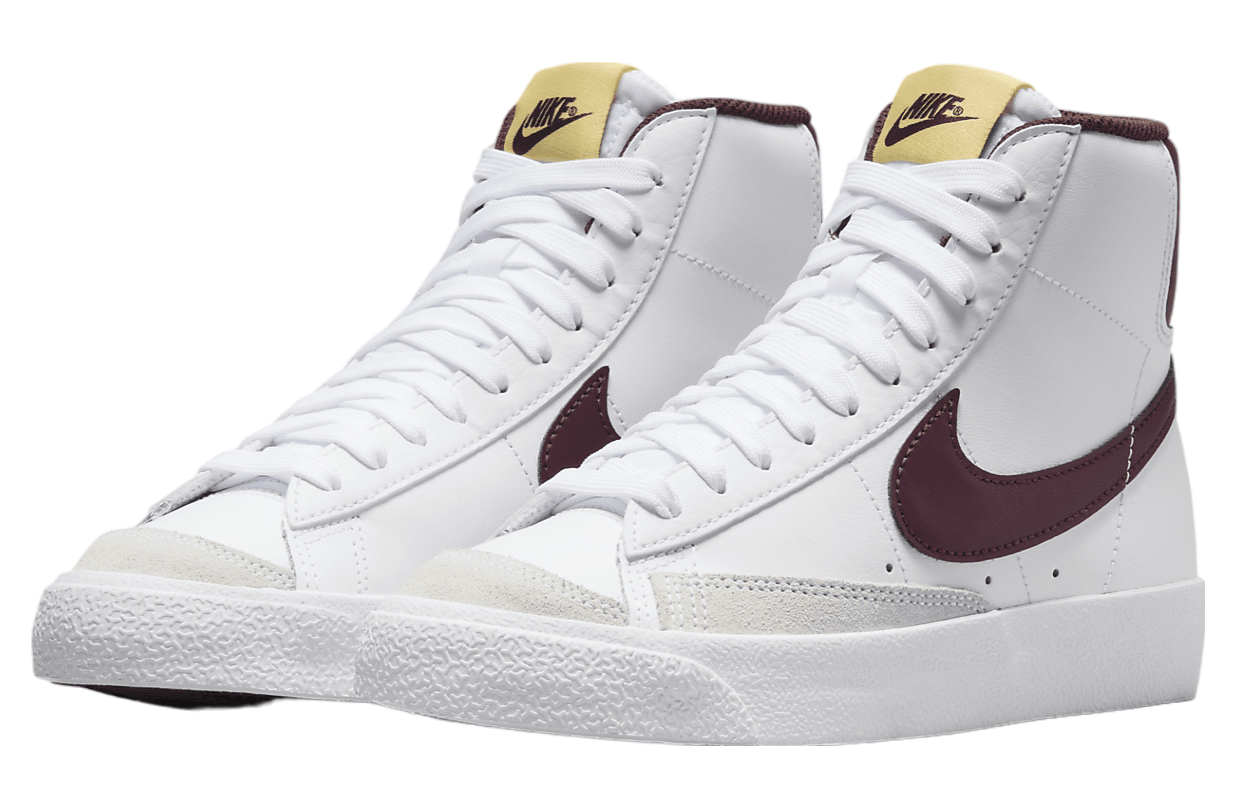 Nike Blazer Mid 77 GS White / Burgundy Crush