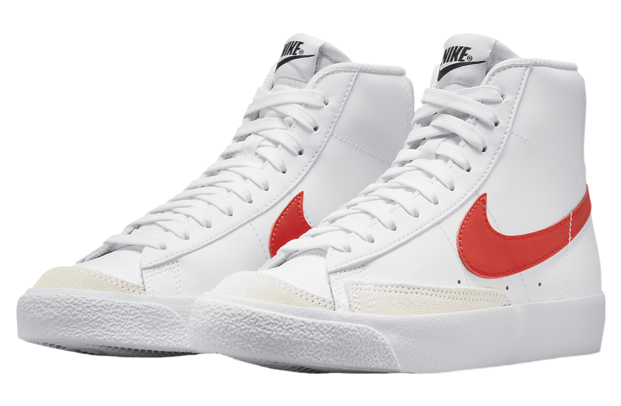 Nike Blazer Mid 77 GS White / Coconut Milk / Picante Red