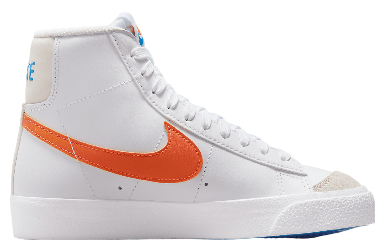 Nike Blazer Mid 77 GS White / Photo Blue / Total Orange