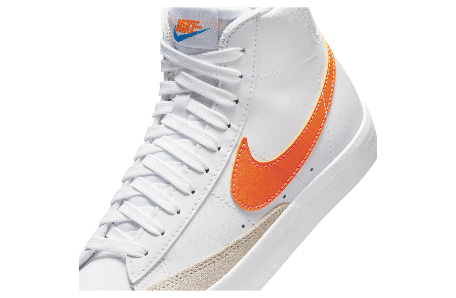 Nike Blazer Mid 77 GS White / Photo Blue / Total Orange