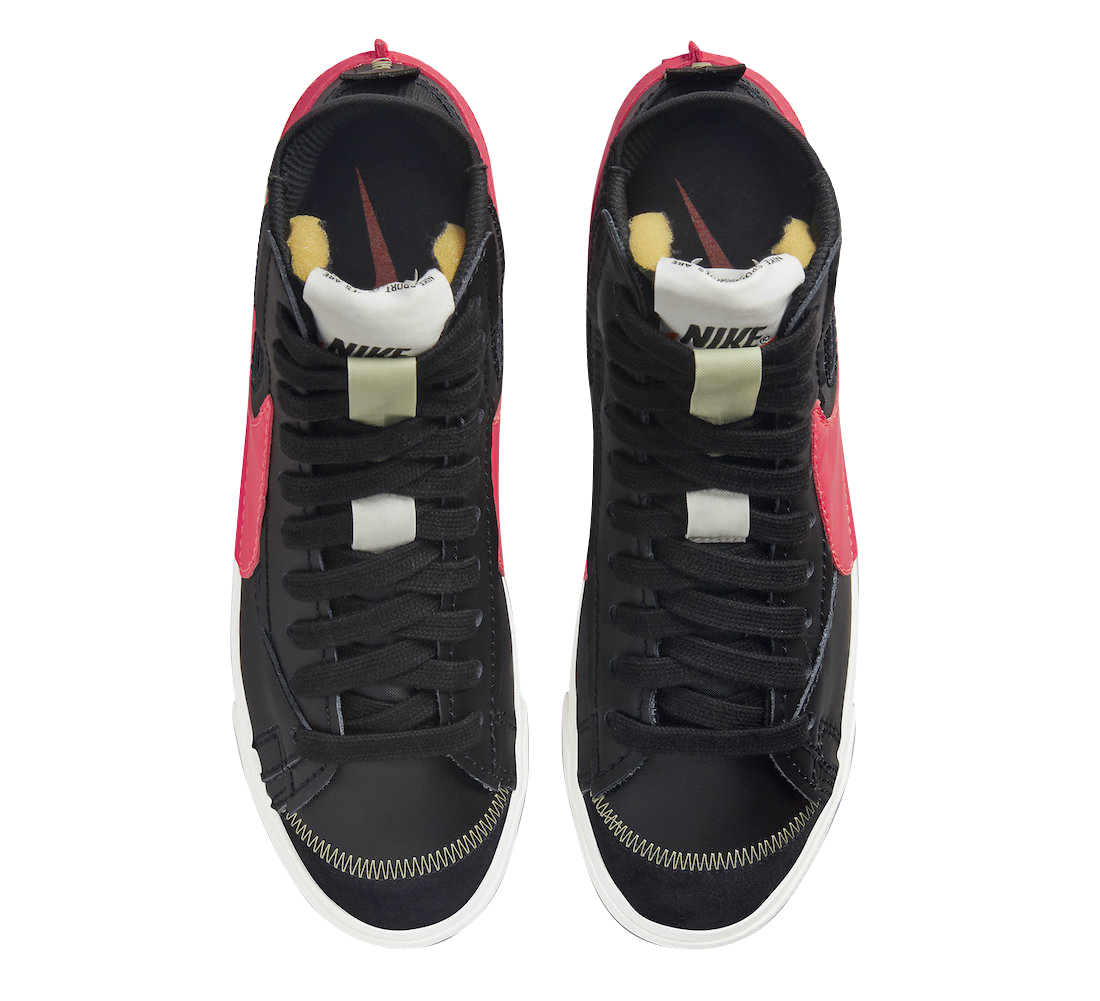 Nike Blazer Mid 77 Jumbo Black Bright Crimson DD3111-001