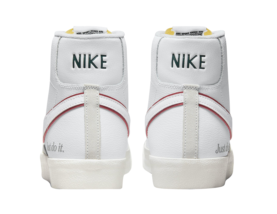 Nike Blazer Mid 77 Just Do It White Red DQ0796-100