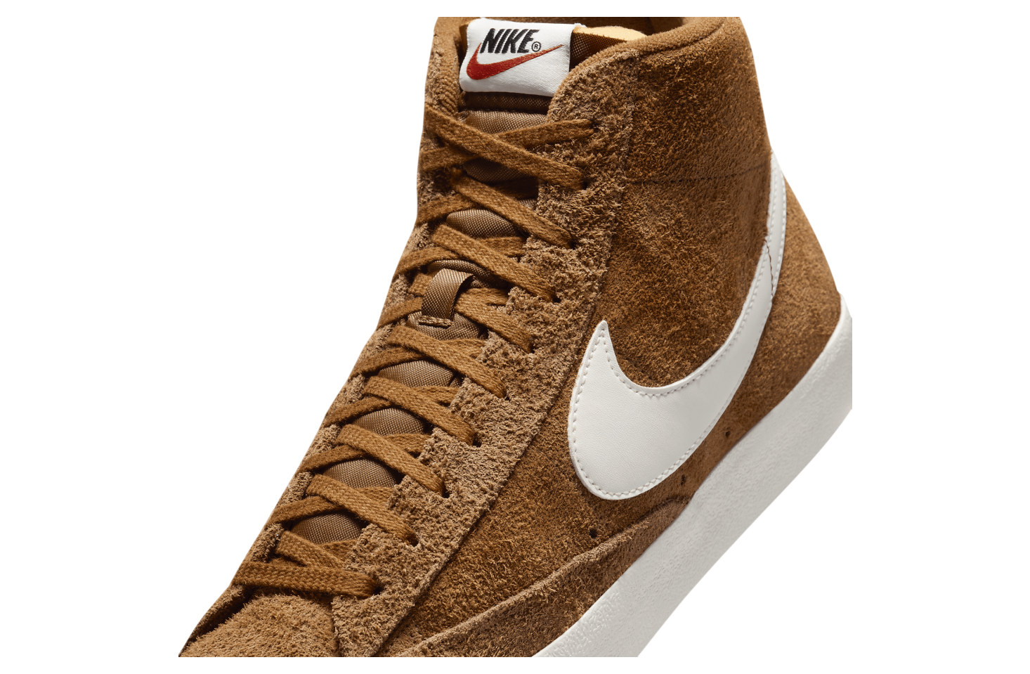 Nike Blazer Mid 77 Premium Light British Tan / Hyper Crimson