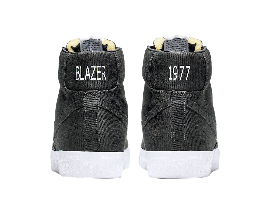 Nike Blazer Mid 77 Vintage Black Canvas - KicksOnFire