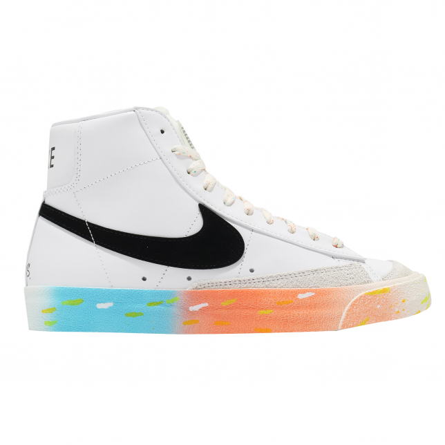 Nike Blazer Mid 77 Vintage White Black Sail Turf Orange DJ4278101