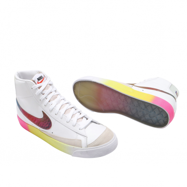 Nike Blazer Mid 77 Vintage White Bright Cactus Hyper Pink CZ8653136