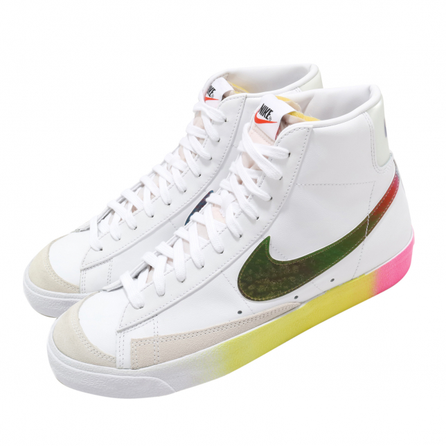 Nike Blazer Mid 77 Vintage White Bright Cactus Hyper Pink CZ8653136