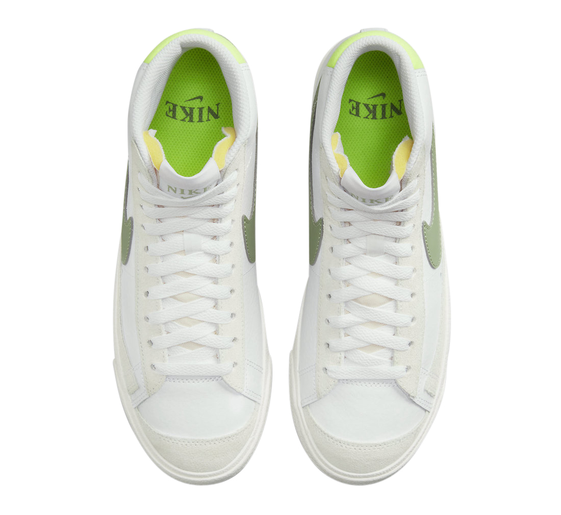 Nike Blazer Mid 77 White Green Volt