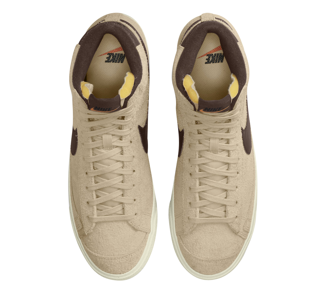 Nike Blazer Mid Hairy Suede Tan