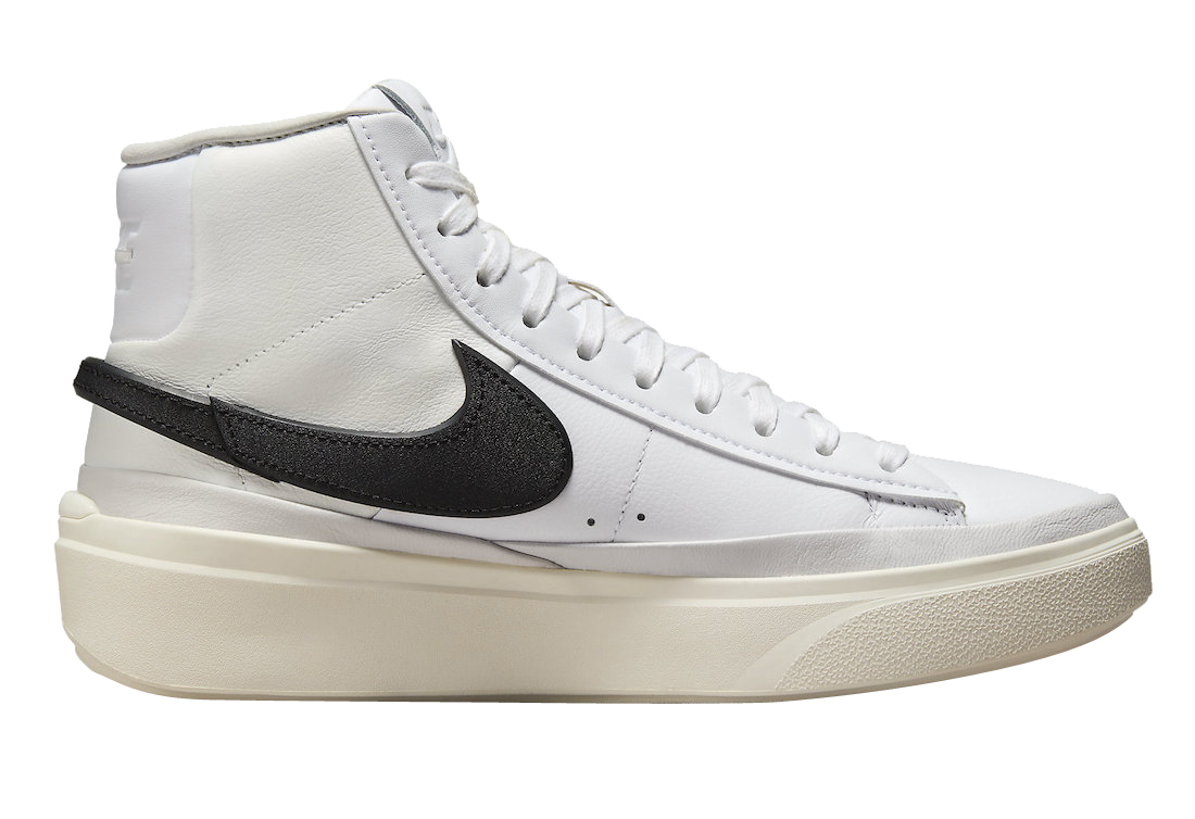 Nike Blazer Mid Phantom White Black - Aug 2023 - DX5800-100