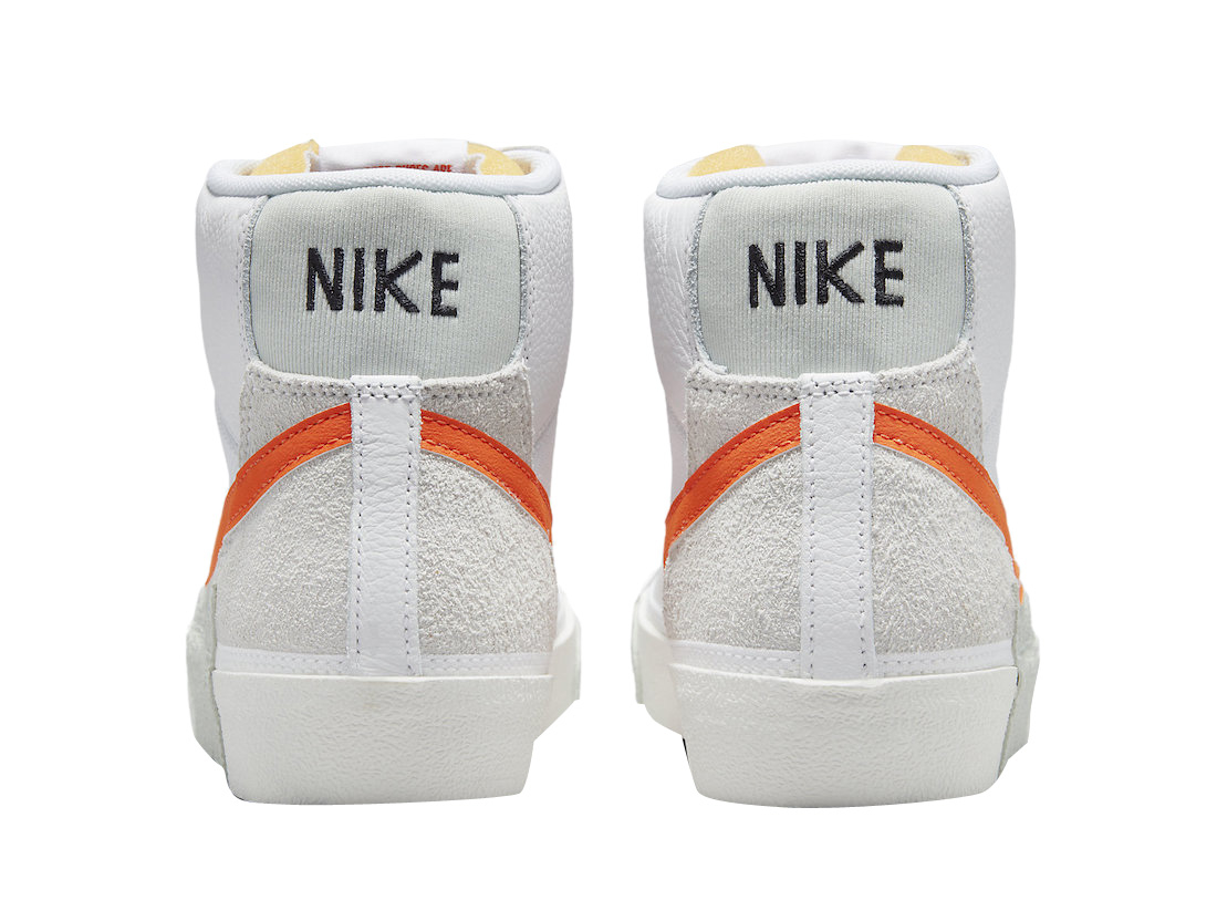 Nike Blazer Mid Pro Club White Orange - Jul 2023 - DQ7673-103