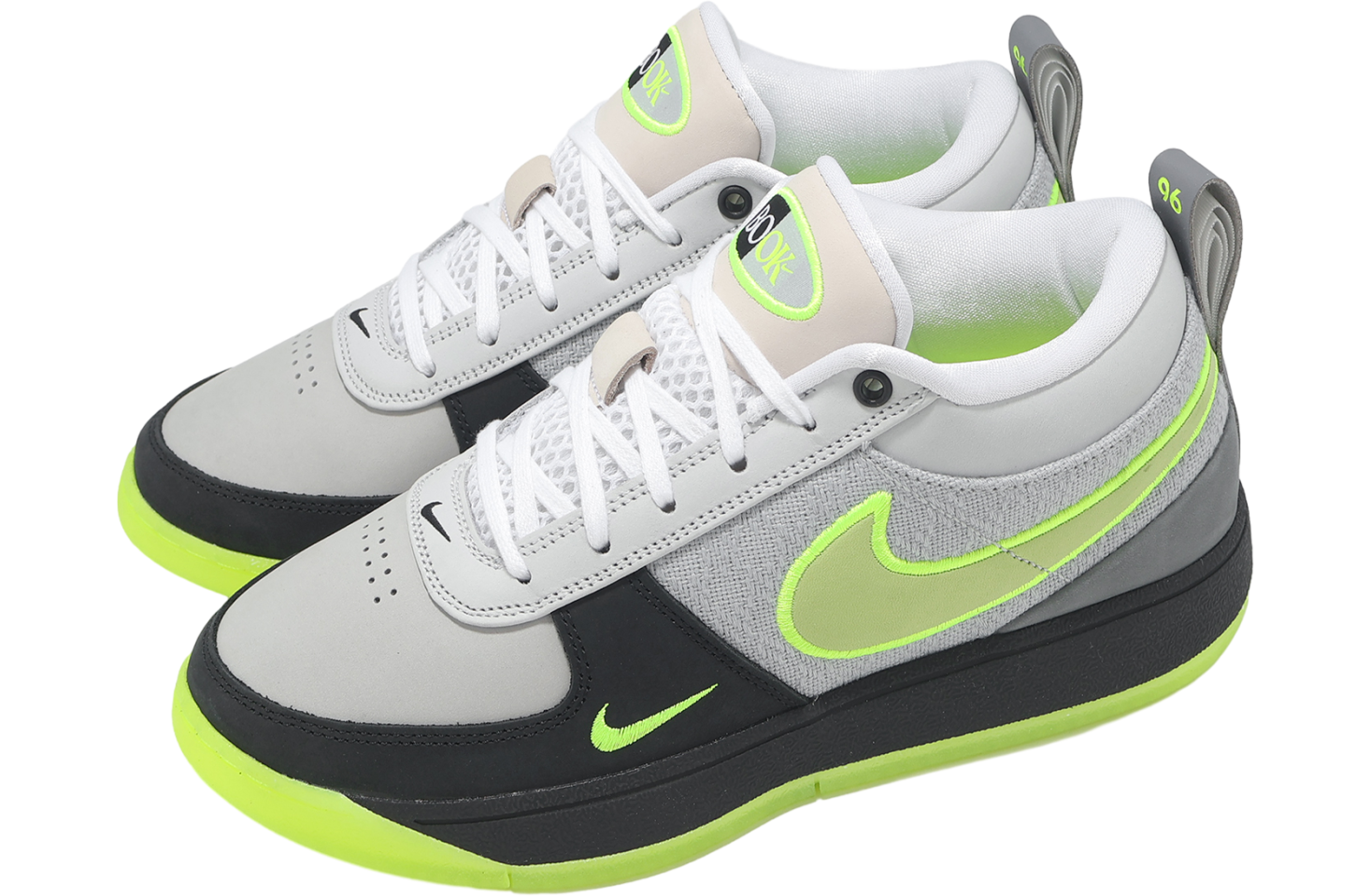 Nike Book 1 95 Ep Lt Smoke Grey / Volt