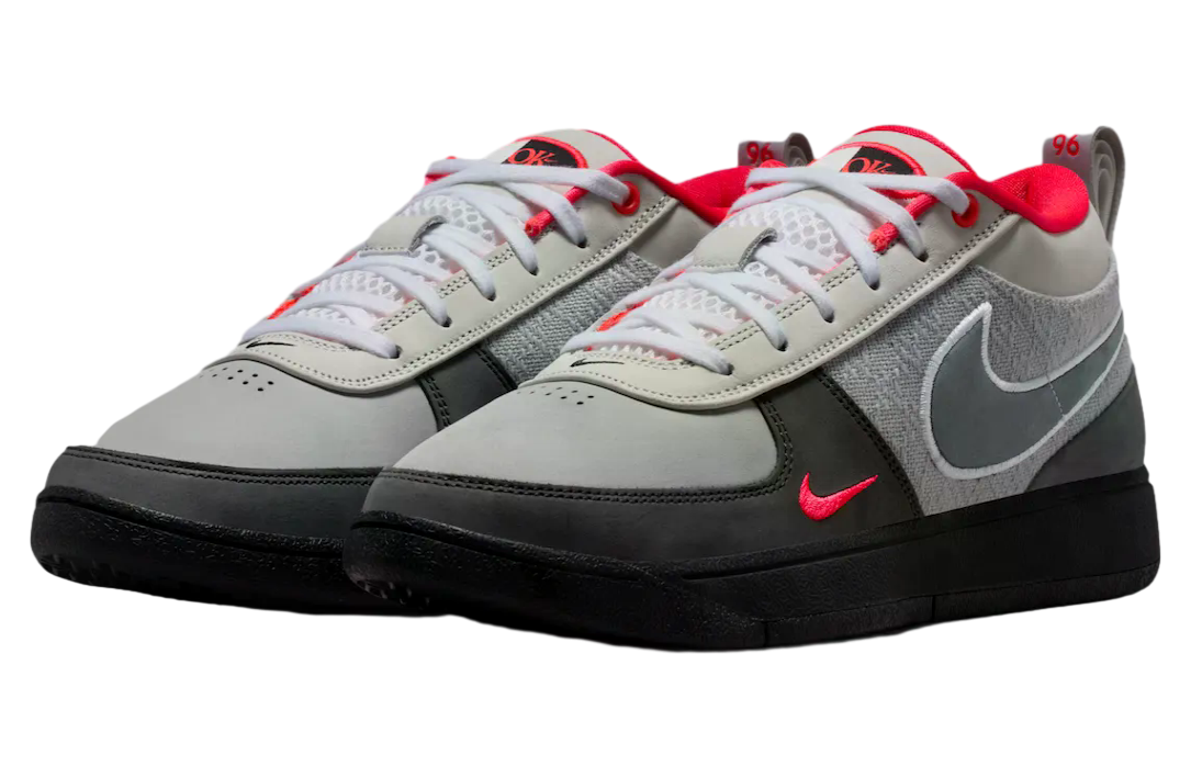Nike Book 1 Solar Red Wolf Grey / Cool Grey