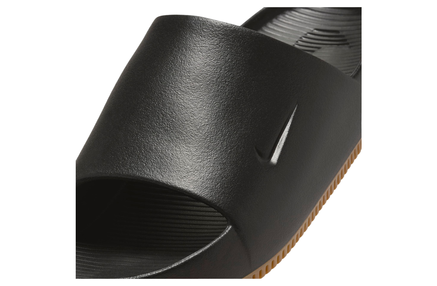 Nike Calm Slide Black / Gum Medium Brown