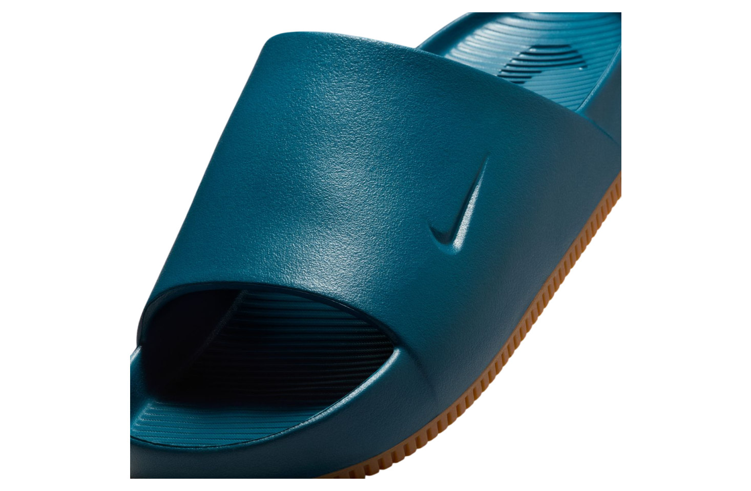 Nike Calm Slide Blue Force / Gum Medium Brown