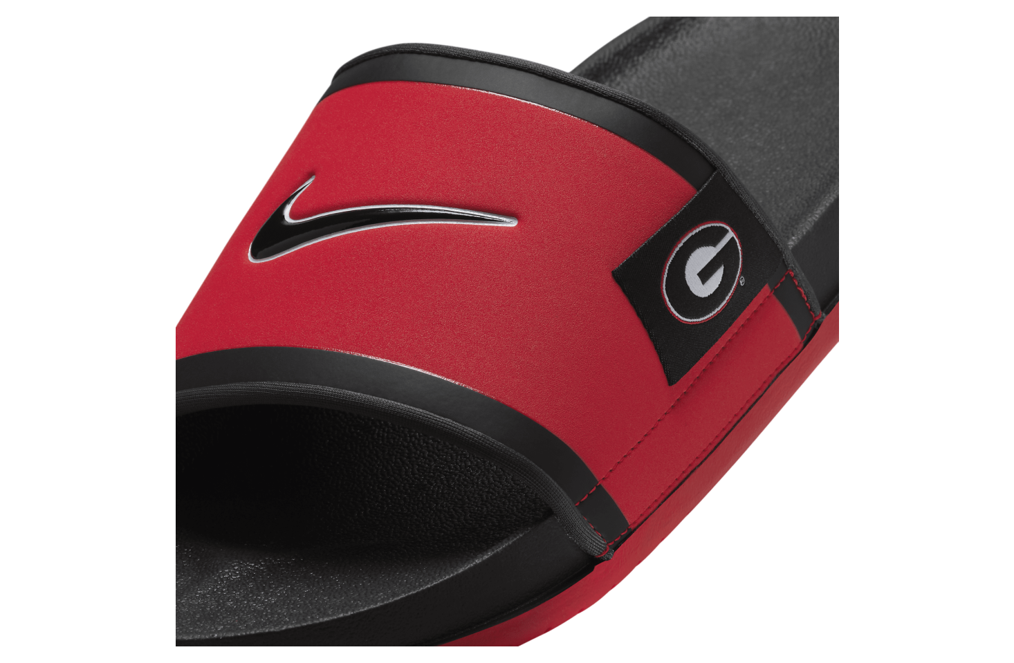 Nike College Offcourt Slide (Georgia) University Red / Dark Smoke Grey