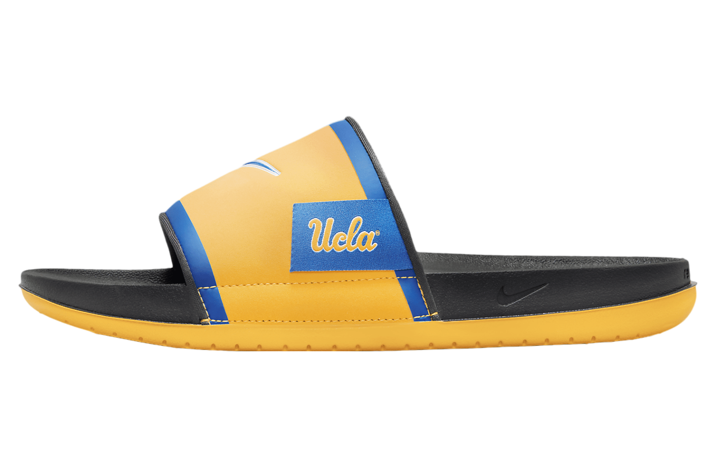 Nike College Offcourt Slide (UCLA) Gold / Dark Smoke Grey