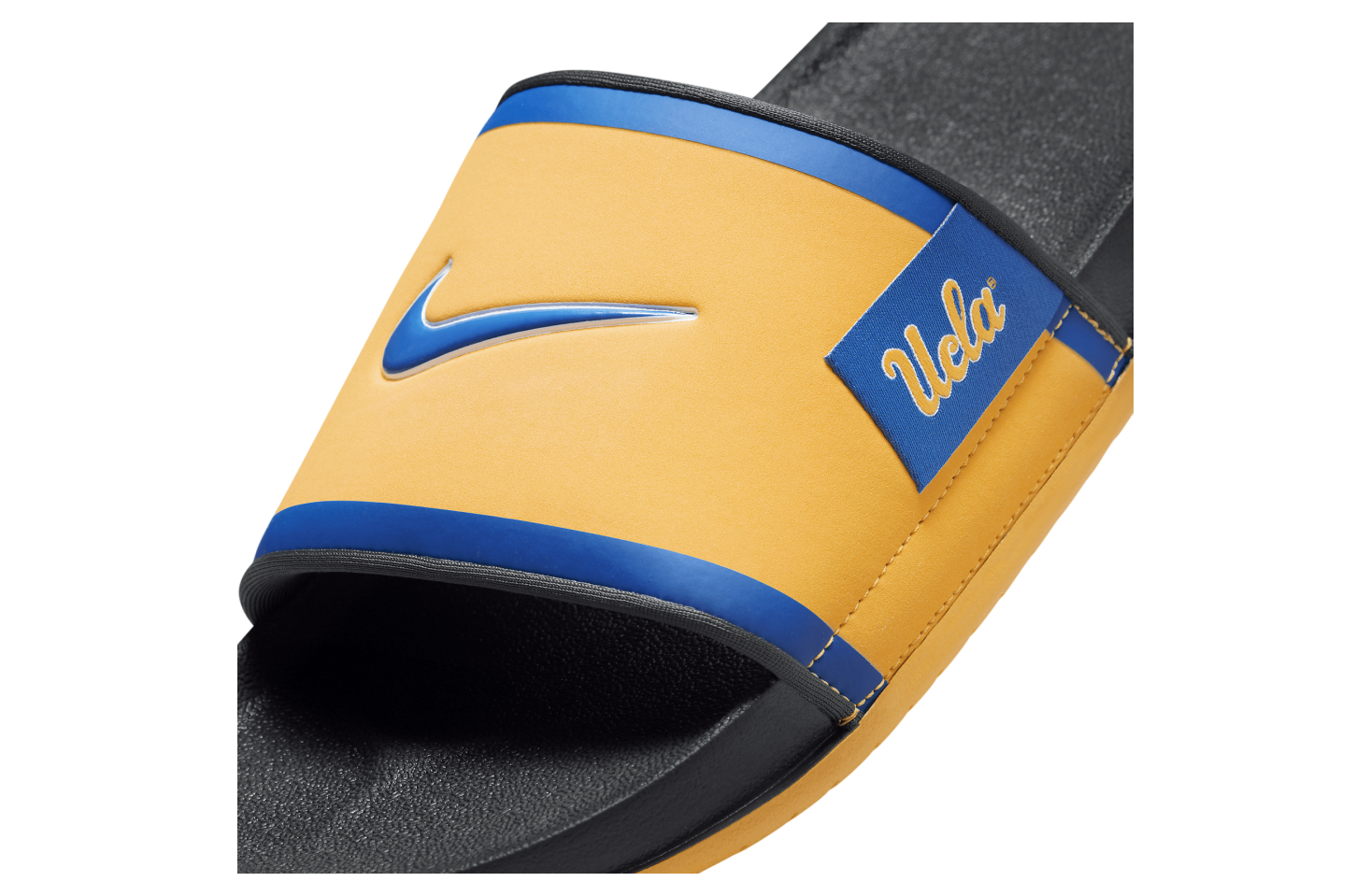 Nike College Offcourt Slide (UCLA) Gold / Dark Smoke Grey