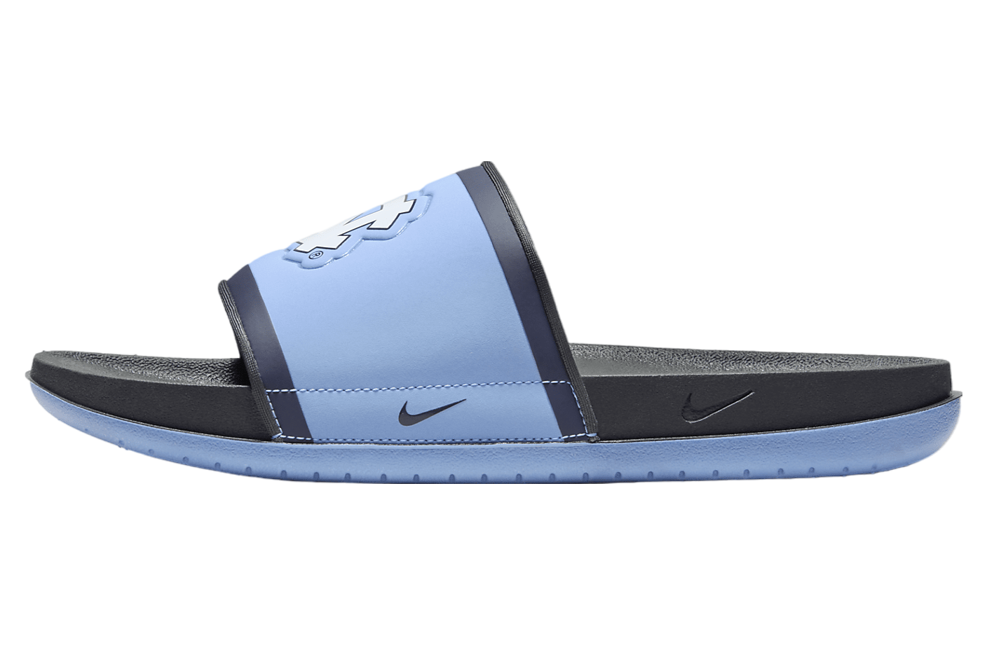 Nike College Offcourt Slide (UNC) Valor Blue / Dark Smoke Grey