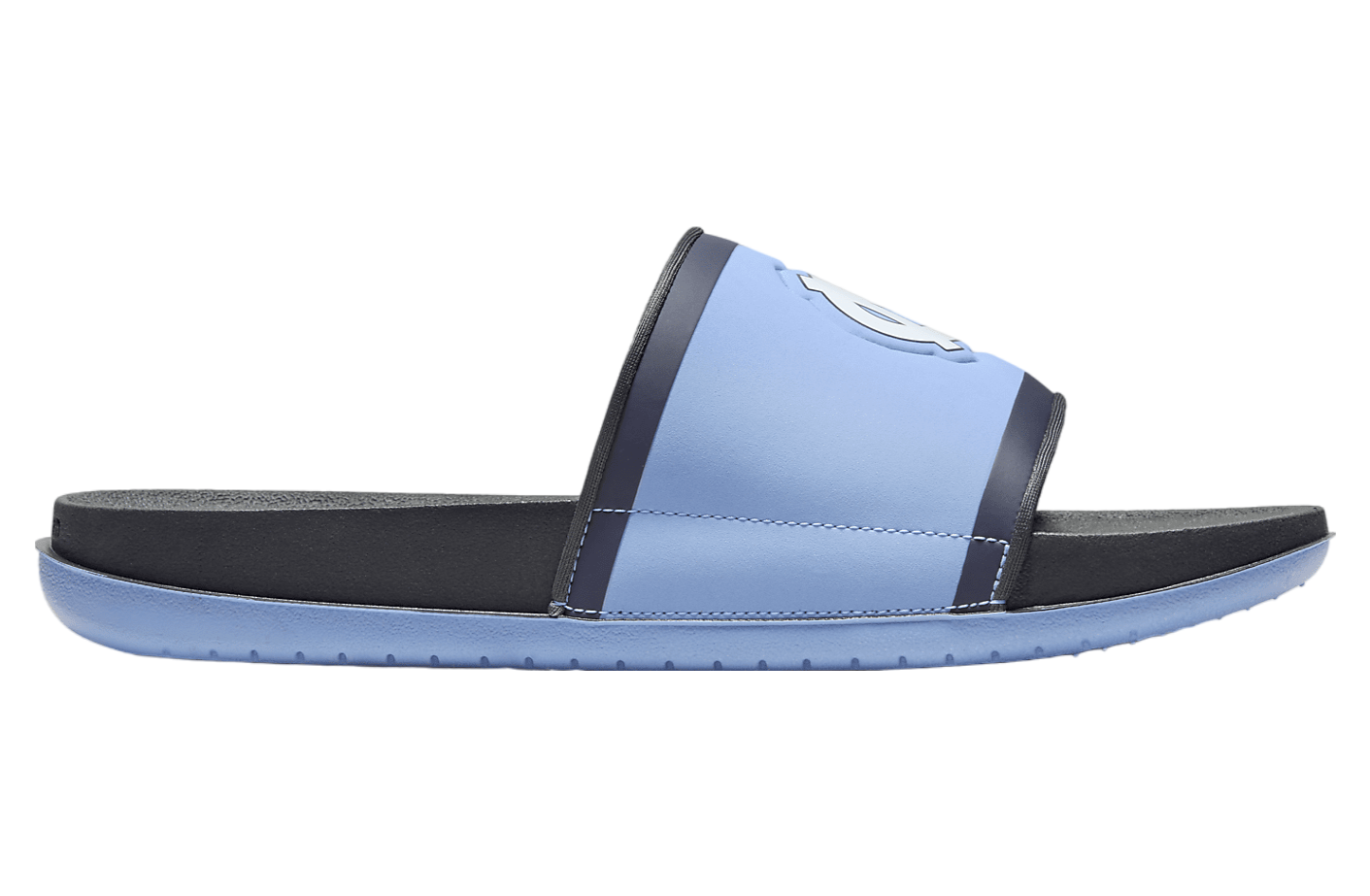 Nike College Offcourt Slide (UNC) Valor Blue / Dark Smoke Grey