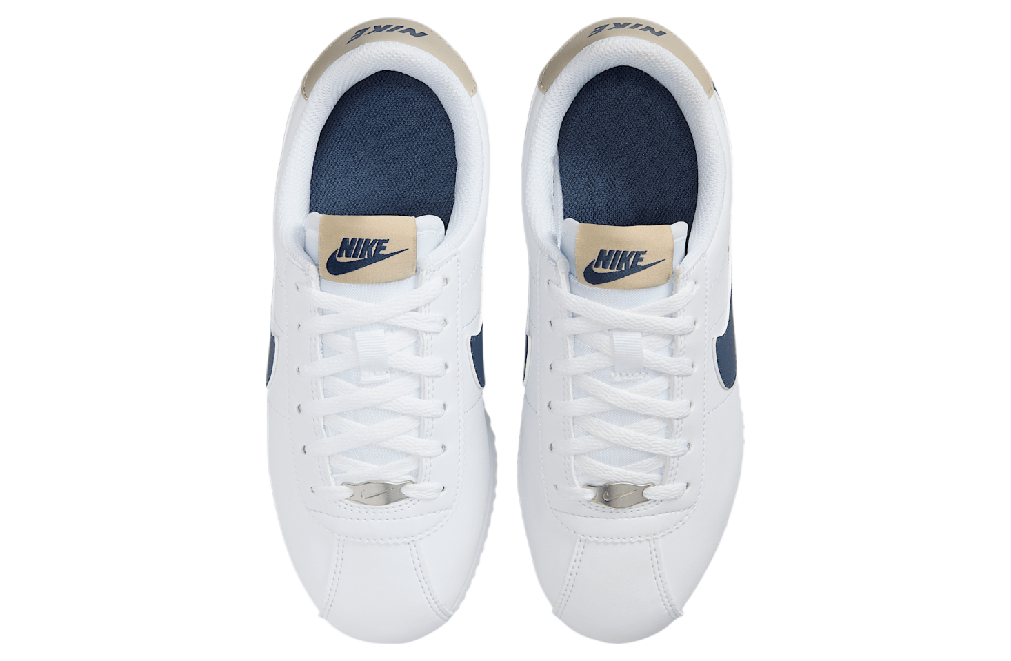 Nike Cortez Gs White / Desert Khaki
