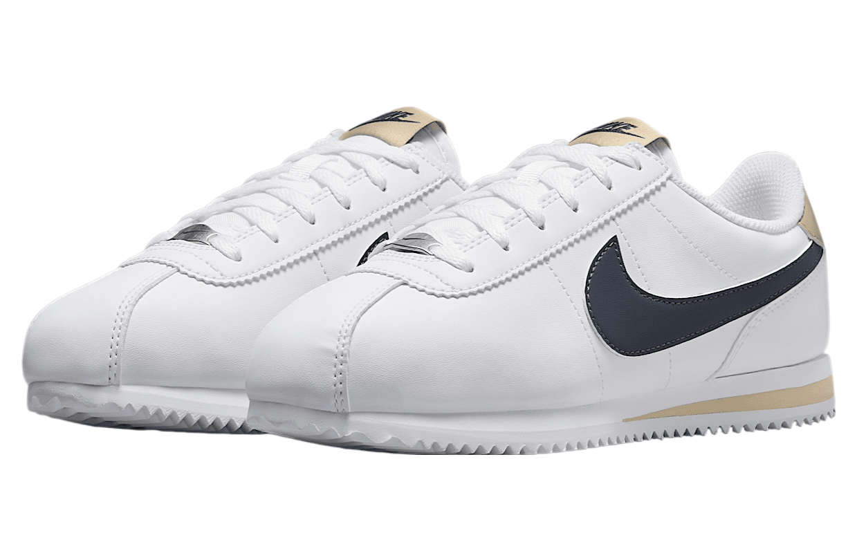 Nike Cortez Gs White / Desert Khaki