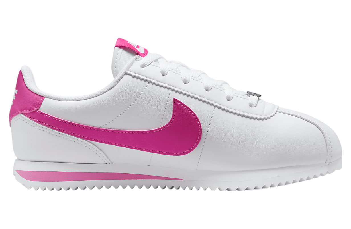 Nike Cortez GS White / Laser Fuchsia