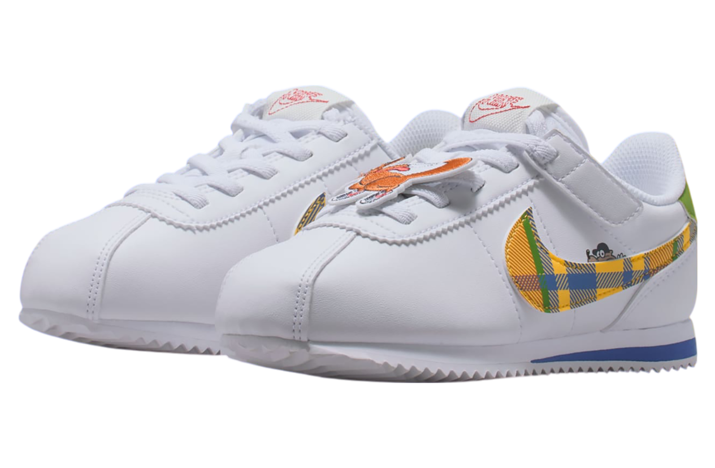 Nike Cortez Gs White Plaid