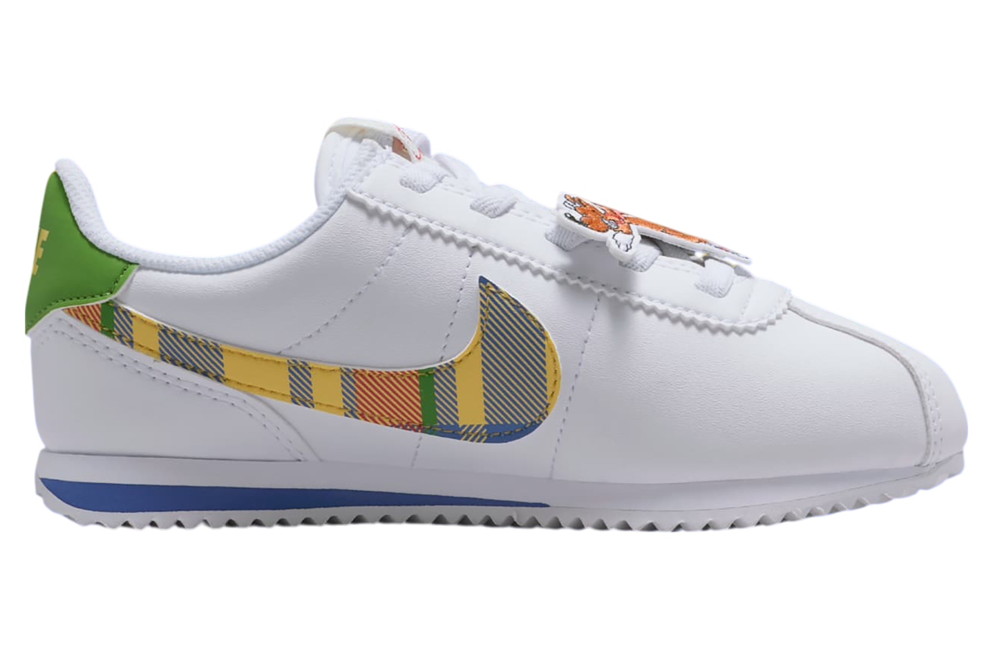 Nike Cortez Gs White Plaid