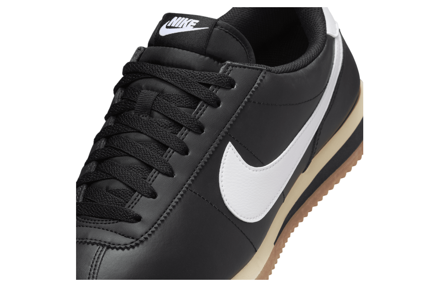 Nike Cortez Leather Black / Gum Medium Brown