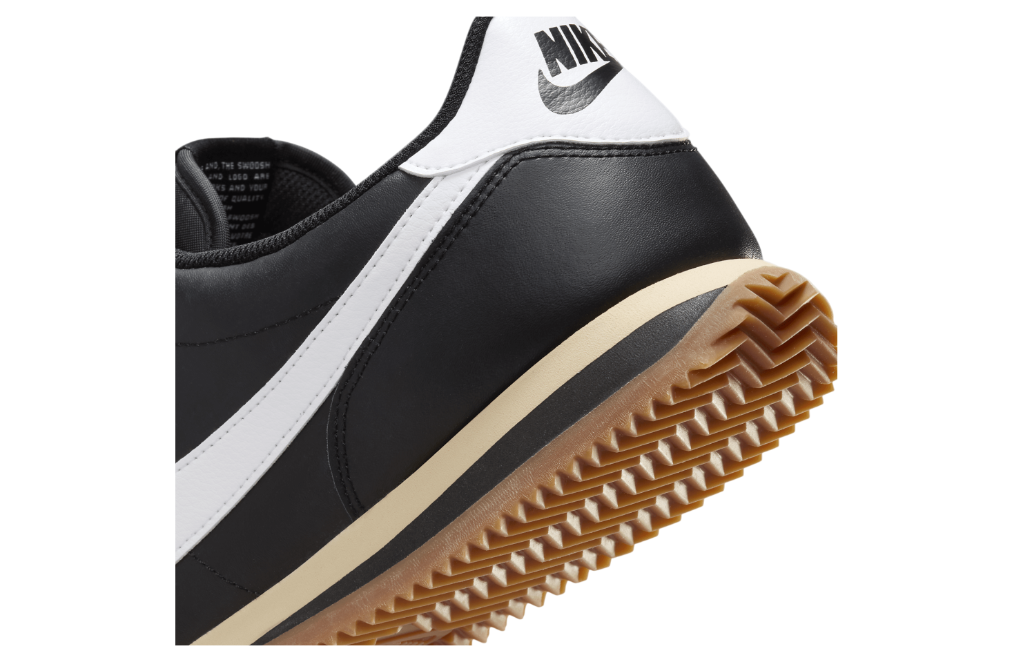 Nike Cortez Leather Black / Gum Medium Brown